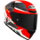 Casco Kyt Tt-Revo Gear Negro Rojo |Y6TR0024|