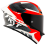 Casco Kyt Tt-Revo Gear Negro Rojo |Y6TR0024|