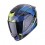 Casco Scorpion EXO-1400 Evo II Air Intensio Negro Azul EXPOSICIÓN |140-486-66|