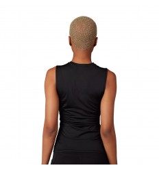 Camiseta Fox sin Mangas Tecbase Mujer Negro
