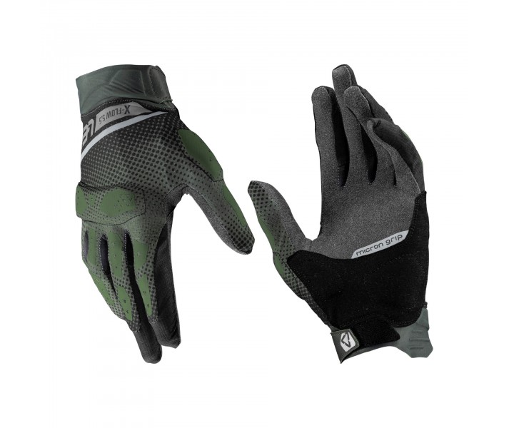 Guantes Leatt Adv X-Flow 5.5 Cortos Forest |LB602510188|