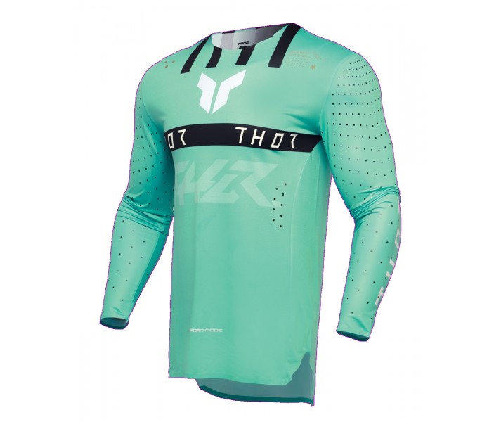 Camiseta Thor Sprtmode Flite Negro Blanco Verde |29108266|