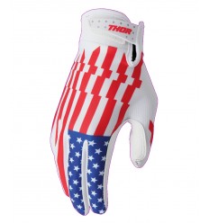 Guantes Thor Launchmode Patriot Azul Rojo Blanco |33308206|
