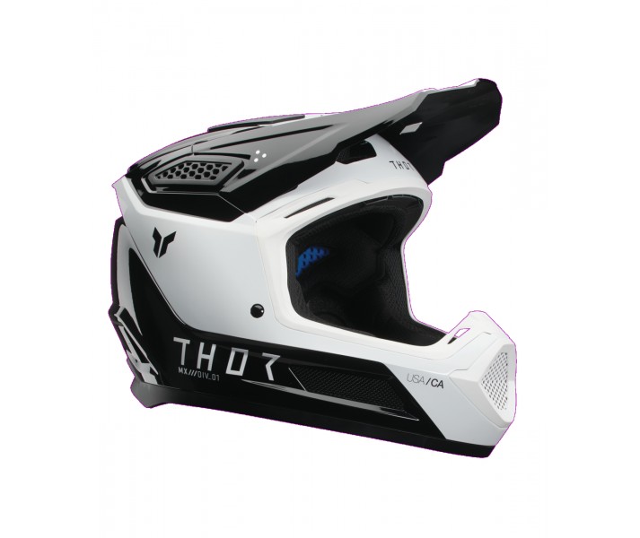Casco Thor Fleet Storm Negro Balnco |01108910|