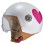 Casco Nzi Zeta 2 Arp Corazon Rosa |050426Q068|