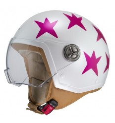 Casco Nzi Zeta 2 Arp Estrellas Rosa Mate |050427Q070|
