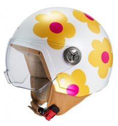 Casco Nzi Zeta 2 Arp Margaritas Naranja Rosa Mate |050427Q071|