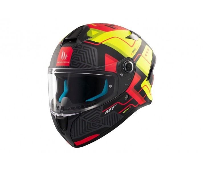 Casco MT Targo S Brik C3 Negro Amarillo Mate |1343C19232|