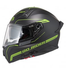 Casco Nzi Go Rider Stream Duo Solid Negro Mate |150337A420|