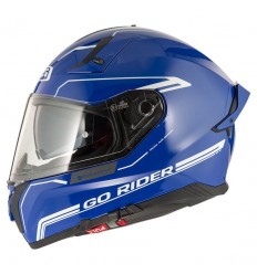 Casco Nzi Go Rider Stream Duo Solid Azul Brillo |150337A421|