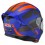 Casco Nzi Go Rider Duo Trident Azul Antracita Naranja Mate |150336A405|