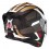 Casco Nzi Go Rider Duo Trident Negro Gris Oro Mate |150336A412|