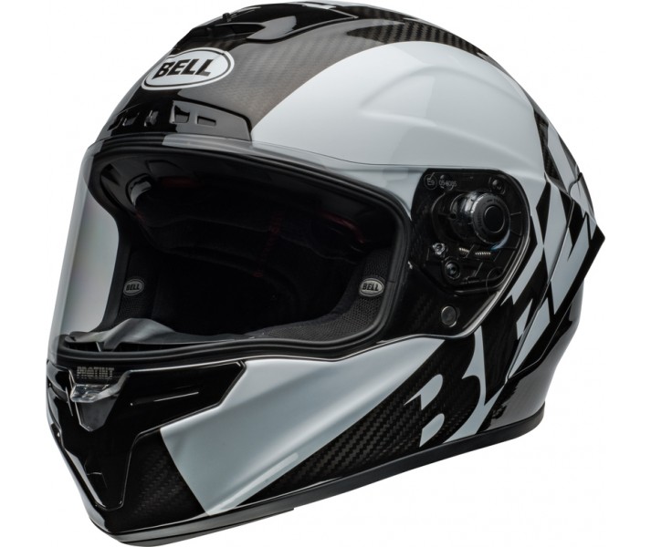 Casco Bell Race Star DLX Flex Negro Blanco |8008958007|