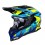 Casco Just1 J-39 Revo Azul Amarillo Fluor Negro |60600401120080|