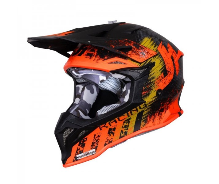 Casco Just1 J-39 Storm Negro Naranja |60600402510090|