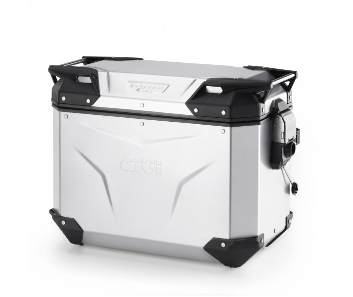 Maleta Lateral Givi Izq. Trekker Outback Evo Smart 44L Anodised Aluminio