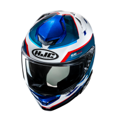Casco Hjc Rpha71 Ellon Blanco Azul Rojo |12692105|