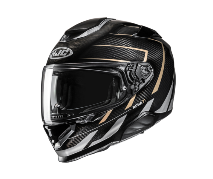 Casco Hjc Rpha71 Carbon Cano Negro Doradao |12740906|