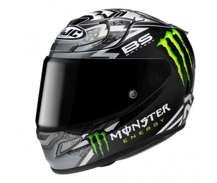Casco Hjc Rpha12 Quartararo Replica Negro Gris |13010505|