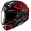 Casco Hjc F71 Carbon Nevio Negro Rojo |15950106|