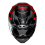 Casco Hjc F71 Carbon Nevio Negro Rojo |15950106|