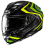 Casco Hjc F71 Carbon Nevio Negro Amarillo Fluor