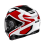 Casco Hjc F71 Tozz Negro Blanco Rojo |15990106|