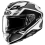 Casco Hjc F71 Tozz Negro Blanco Gris |15990506|