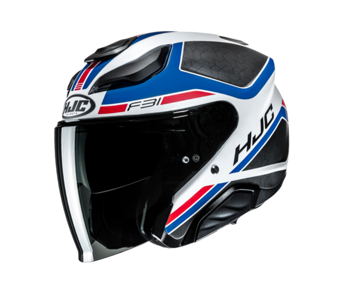 Casco Hjc F31 Ceron Blanco Gris Azul |16352106|