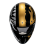 Casco Hjc V60 Flame Negro Gris Dorado |17470906|
