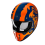 Casco Hjc V60 Flame Naranja Azul |17472706|