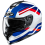Casco Hjc C70N Belis Blanco Azul Rojo |18472106|