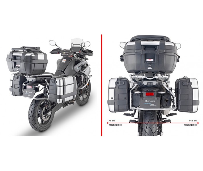 Portamaletas Lateral Givi Cfmoto 800 Mt (22 - 24) |PL9225|