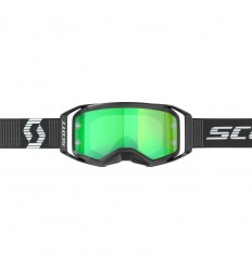 Máscara Scott Prospect 2.0 Blanco Negro Lente Verde