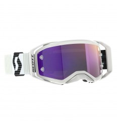 Máscara Scott Prospect 2.0 Negro Blanco Lente Violeta