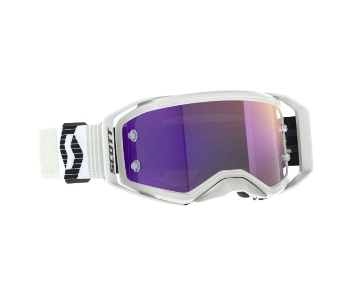 Máscara Scott Prospect 2.0 Negro Blanco Lente Violeta