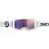 Máscara Scott Prospect 2.0 Negro Blanco Lente Violeta