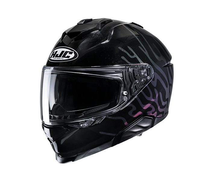 Casco Hjc I71 Celos Negro Morado Azul |15670505|