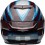 Casco Bell Race Star Dlx Flex Xenon Gloss Rojo Plata |8008957009|