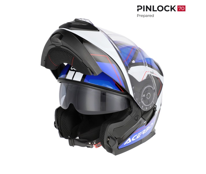 Casco Acerbis Serel Azul Blanco |0025201.245|