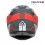 Casco Acerbis Serel Gris Rojo |0025201.295|