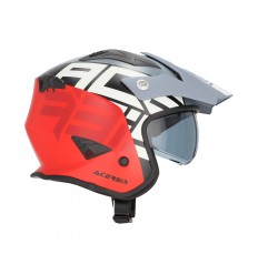 Casco Acerbis Jet Aria Graphic Gris Rojo |0026602.295|