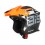 Casco Acerbis Jet Aria Graphic Naranja Fluor Negro |0026602.442|