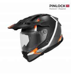 Casco Acerbis Attack Negro Naranja Fluor |0026630.446|