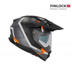 Casco Acerbis Attack Negro Naranja Fluor |0026630.446|