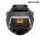 Casco Acerbis Attack Negro Naranja Fluor |0026630.446|