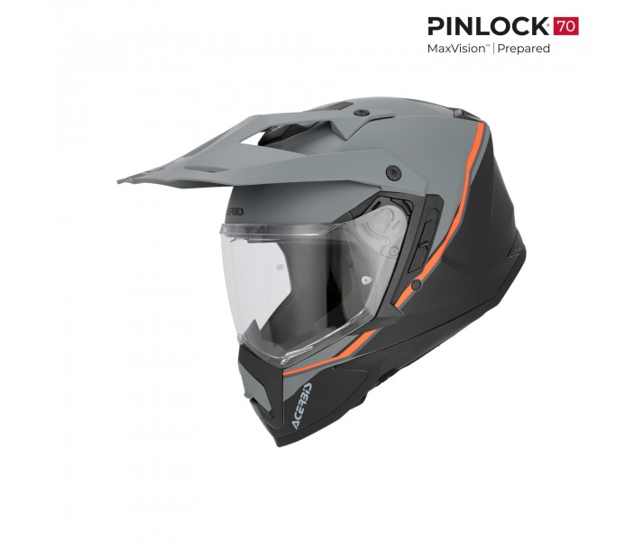 Casco Acerbis Assault Negro Naranja Fluor |0026652.446|