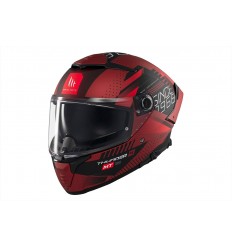 Casco Mt Thunder 4 Sv Luminence D5 Rojo Negro Mate |1308C38352|