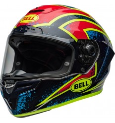 Casco Bell Race Star Dlx Flex Azul Brillo Xenón Retina |8008957001|
