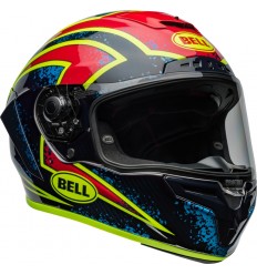 Casco Bell Race Star Dlx Flex Azul Brillo Xenón Retina |8008957001|